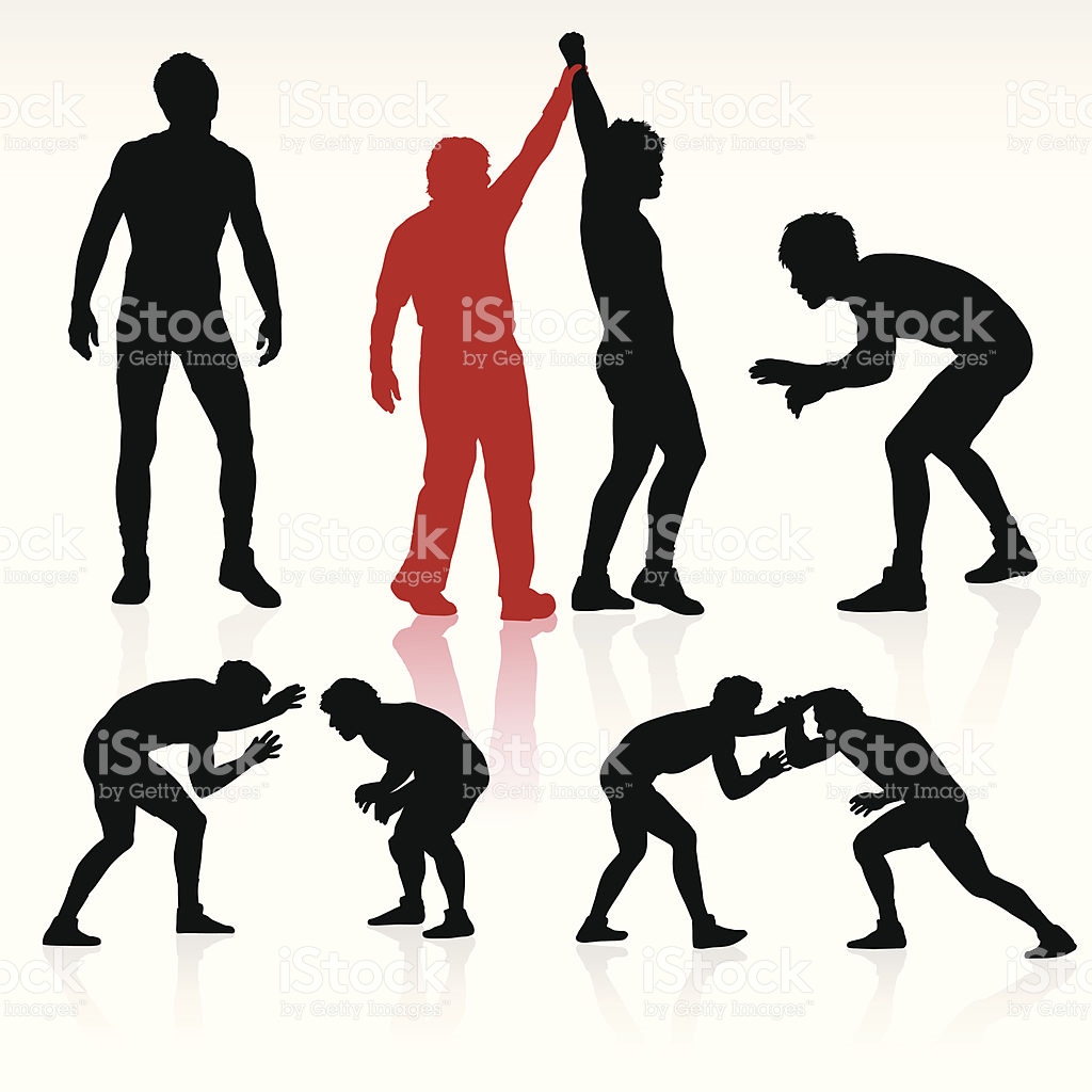 free wrestling vector clip art - photo #17