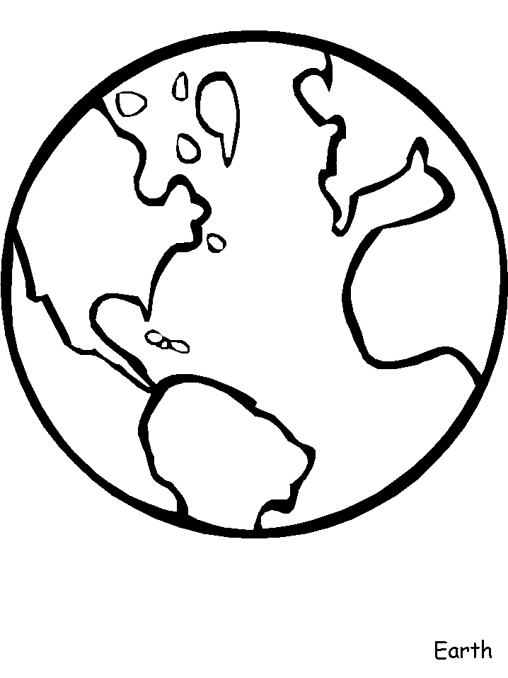 Earth Coloring Pages - Drawing inspiration