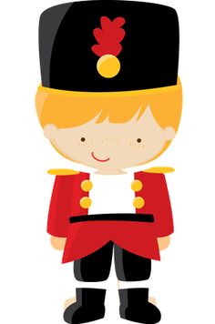 Christmas toy soldier nutcracker clipart