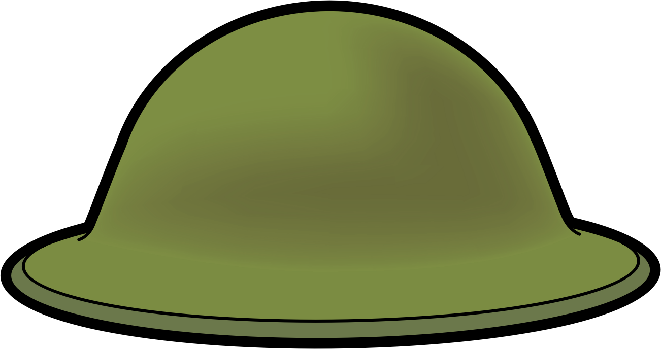 World war 1 german helmet clipart