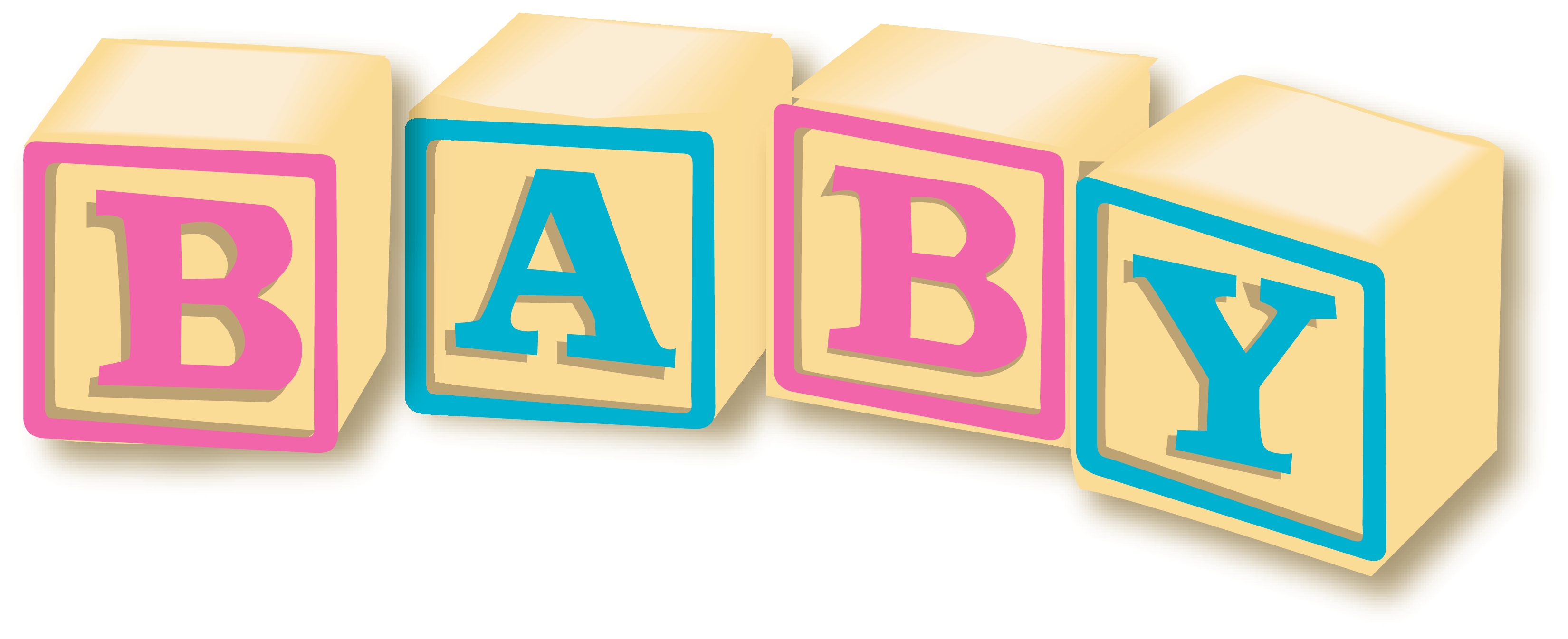 Baby Building Blocks Clipart