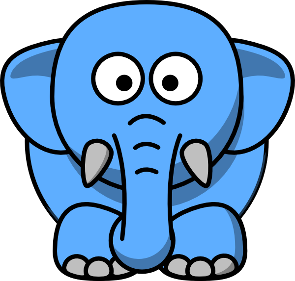 Cartoon Elephant Face