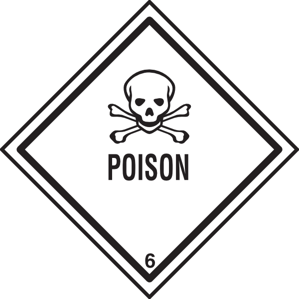 Poison Warning Clip Art - vector clip art online ...