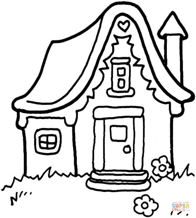 Houses coloring pages | Free Coloring Pages