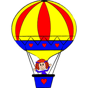 Hot air balloon clipart images