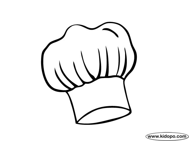 chef hat clipart black white - photo #32