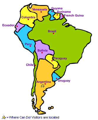 Labeled South America Map - ClipArt Best