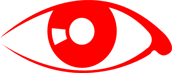 Bloodshot eyes clipart