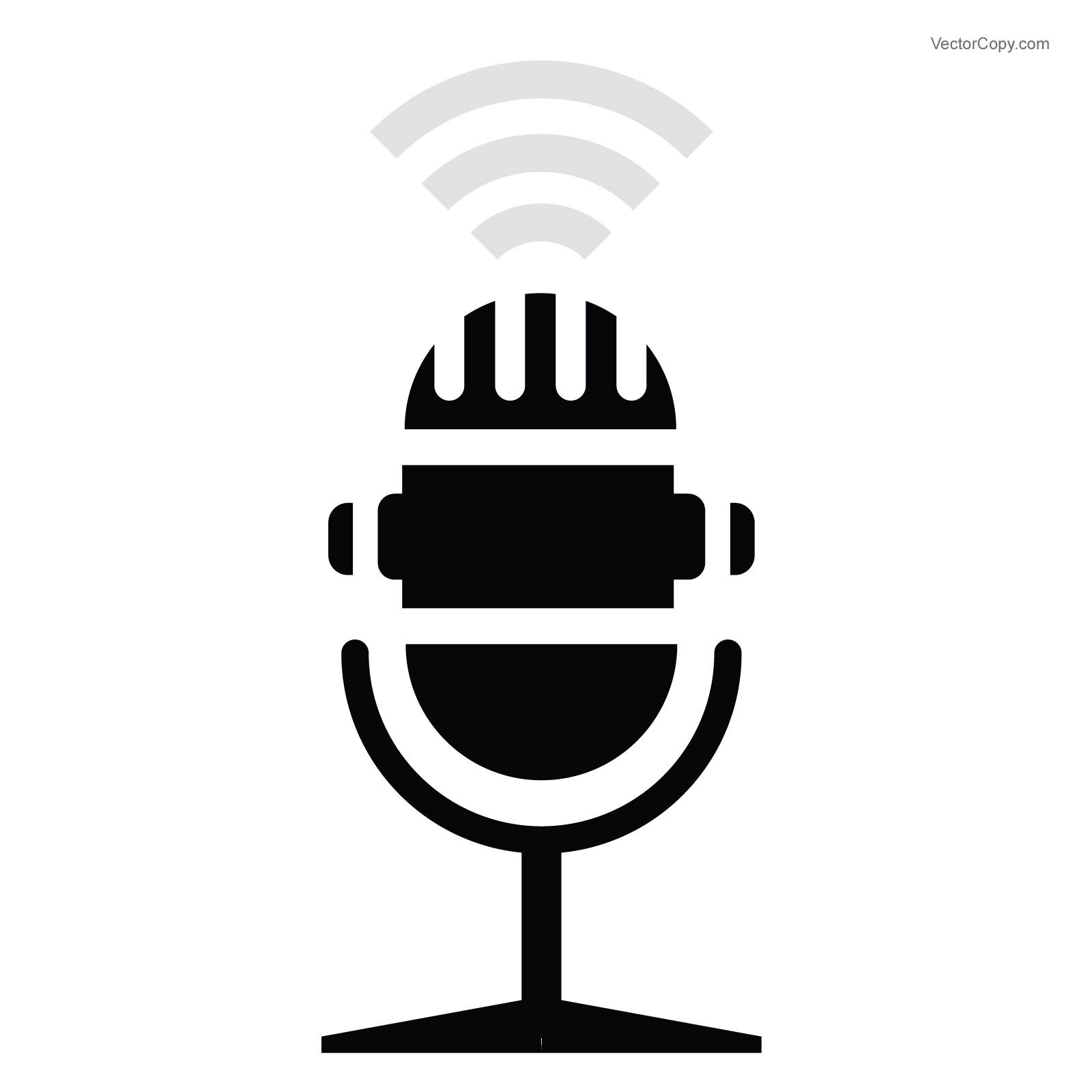 10 Free Vector Microphone Icon Images - Vintage Microphone Icon ...