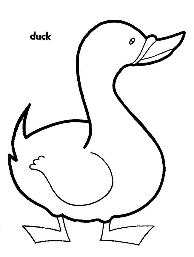 Coloring Pages Of Ducks - AZ Coloring Pages