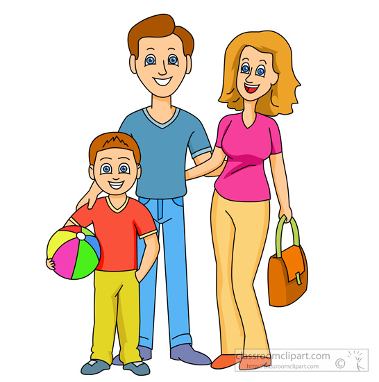 Mom And Dad With Baby Cartoon - ClipArt Best