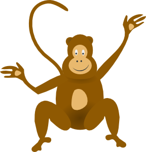 Free Monkey Clip Art from the Internet Jungle