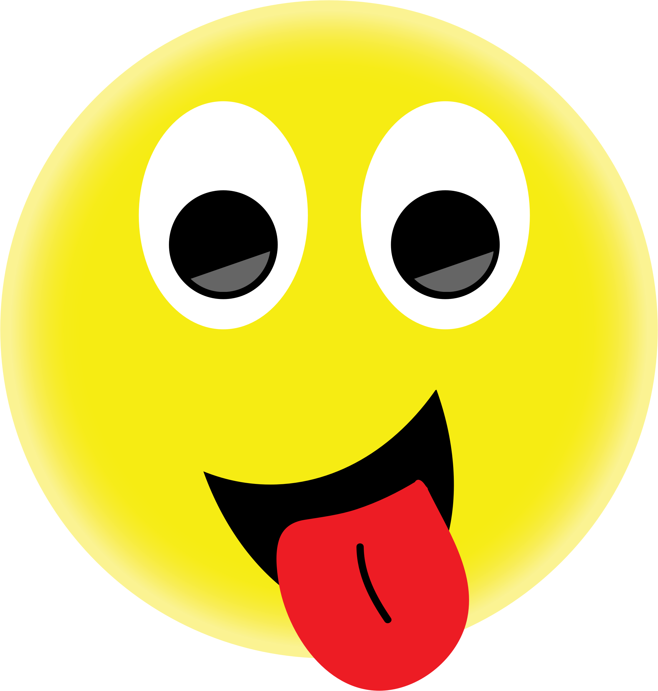 Smiley Face With Tongue Out Clipart