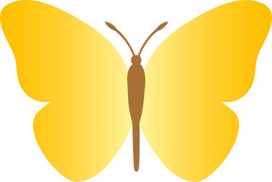 Easy butterfly clipart