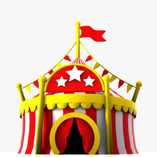 Cartoon Circus Tent Related Keywords & Suggestions - Cartoon ...