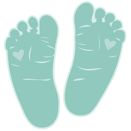 Baby feet foot clipart