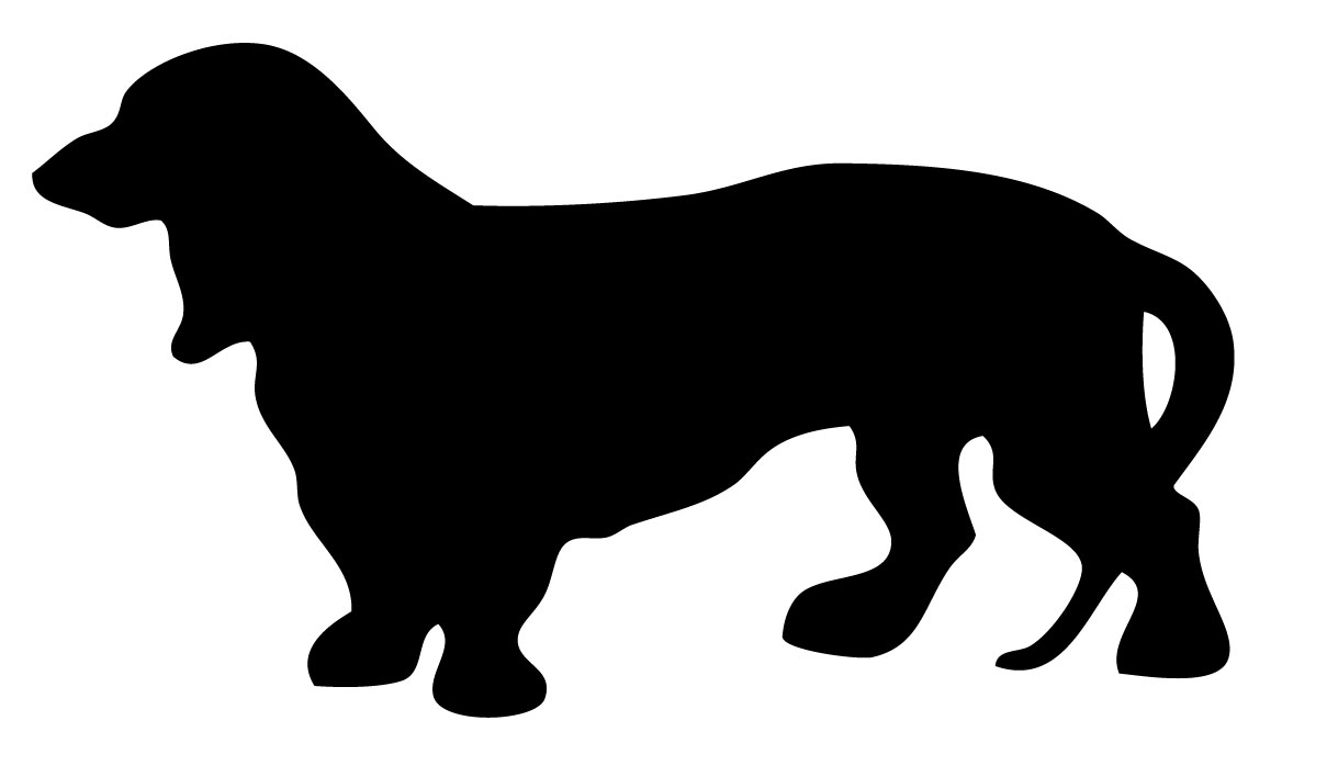 free clipart dog silhouette - photo #47