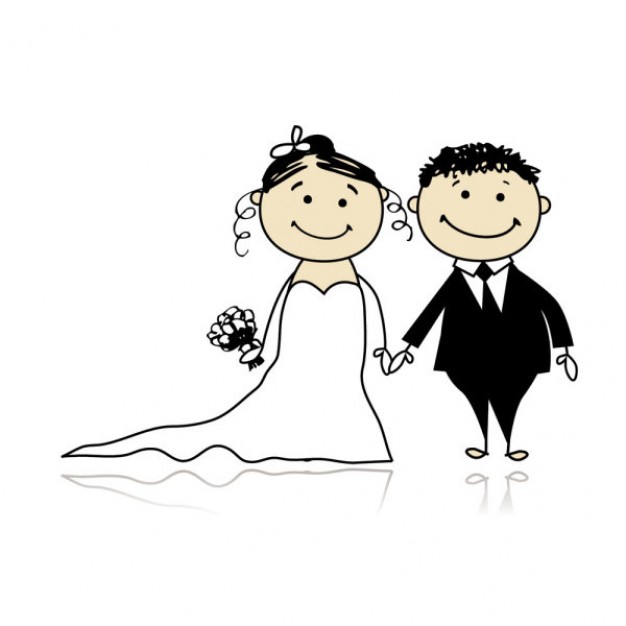 Cartoon-style wedding elements 05-- vector material | Download ...