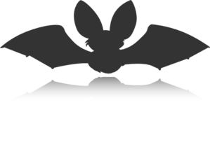 Bat Silhouette clip art - vector clip art online, royalty free ...