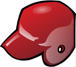 Baseball Helmet clip art - vector clip art online, royalty free ...
