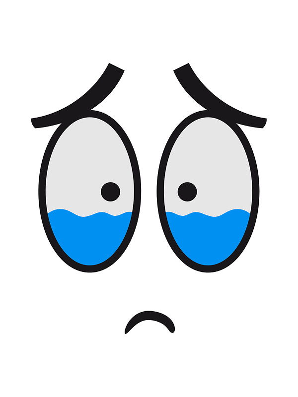 cry face clipart