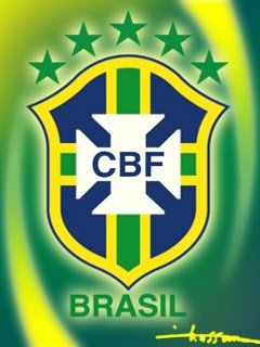 Ini ialah Brazil pasukan yang saya sokong dalam perlawanan Piala Dunia yang akan bermula 11 Jun 2010.Kawan-kawan hendak tahu tak apa maksud 5 bintang atas logo tersebut?Bintang itu bermaksud 5 kali Brazil