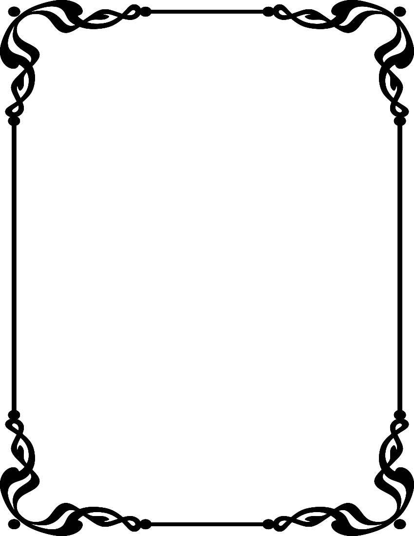 Single Line Border Clipart - Free Clipart Images