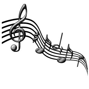 Music Notes On Staff Clipart - Free Clipart Images