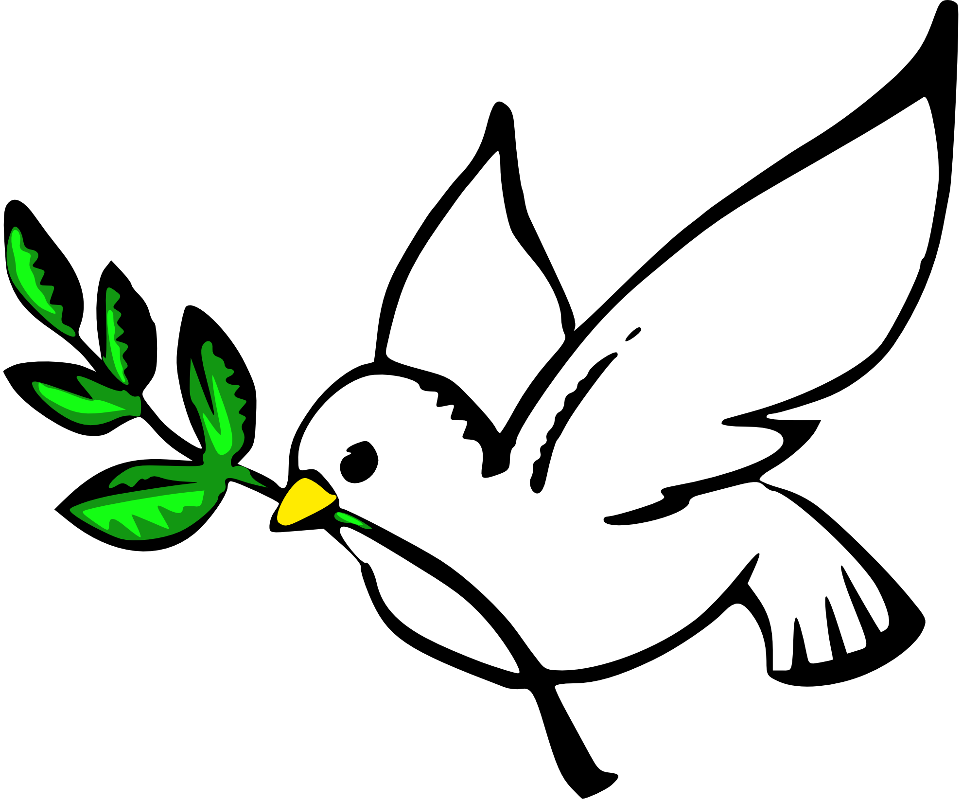 Two Dove Clipart - Free Clipart Images