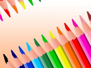 Coloured Pencils for Education Backgrounds http://www.ppt ...