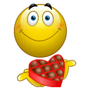 Emoticon - Heart Chocolate Gift Smiley | Zaazu.com