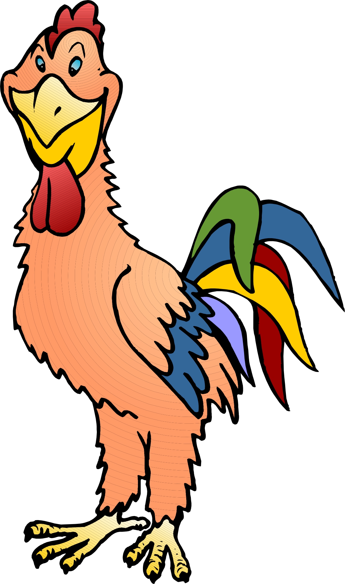 Clipart chickens animated