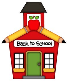Free clipart of school houses