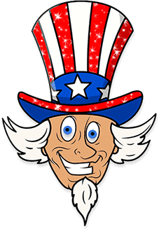 Free 4th of July Gifs - 4th of July Clipart - Animations