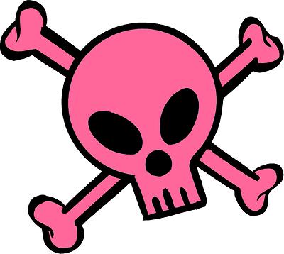 Skull And Crossbones Pink - ClipArt Best