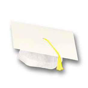 White Graduation Cap Png