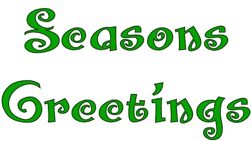 Season's Greetings Clipart
