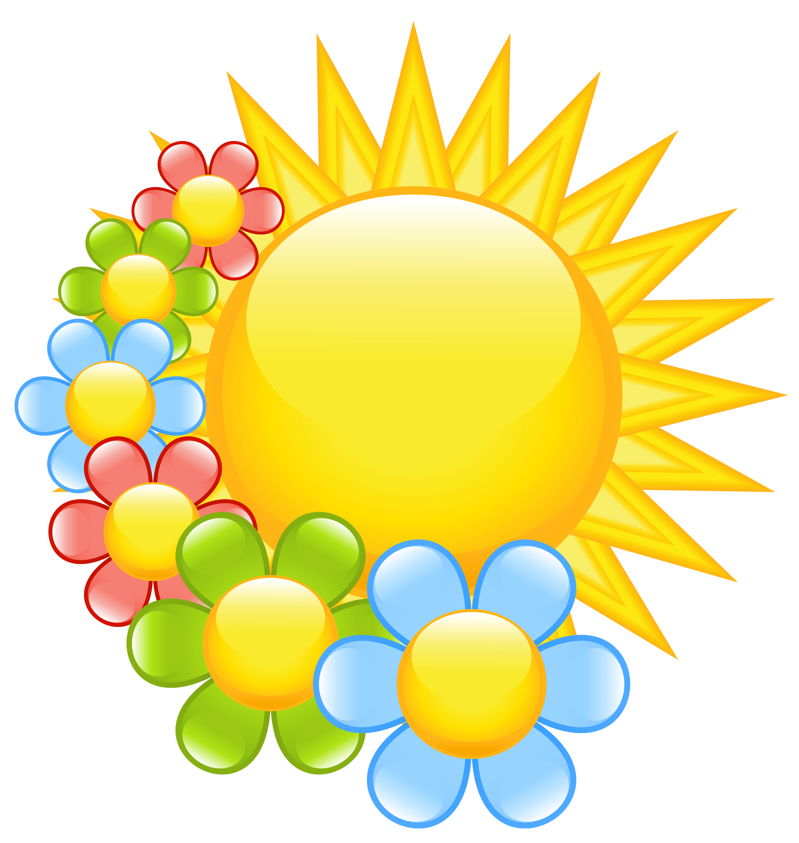 Clipart flowers spring