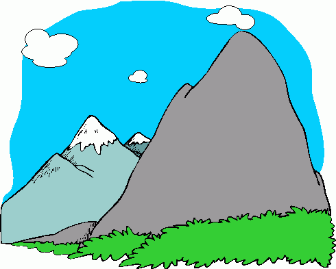 Cartoon Mountains Clipart