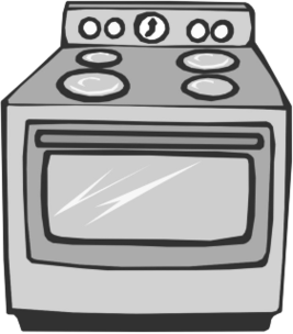 Oven clipart