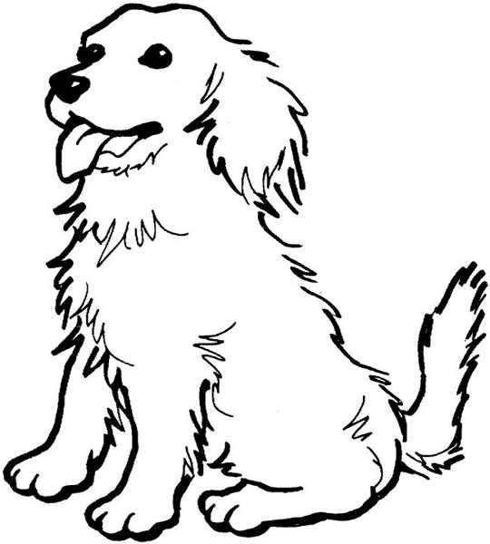 a dogs bone Colouring Pages (page 2)