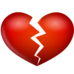 Broken Heart Clipart Black And White - Free ...