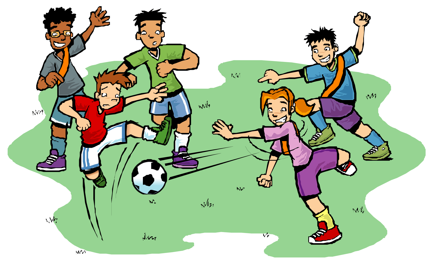 Cartoon Football Player Clipart
