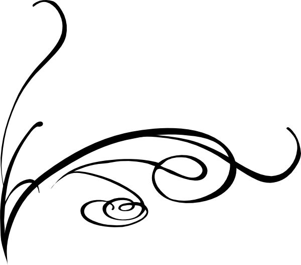 swirly vine tattoos | Decorative Swirl clip art - vector clip art ...