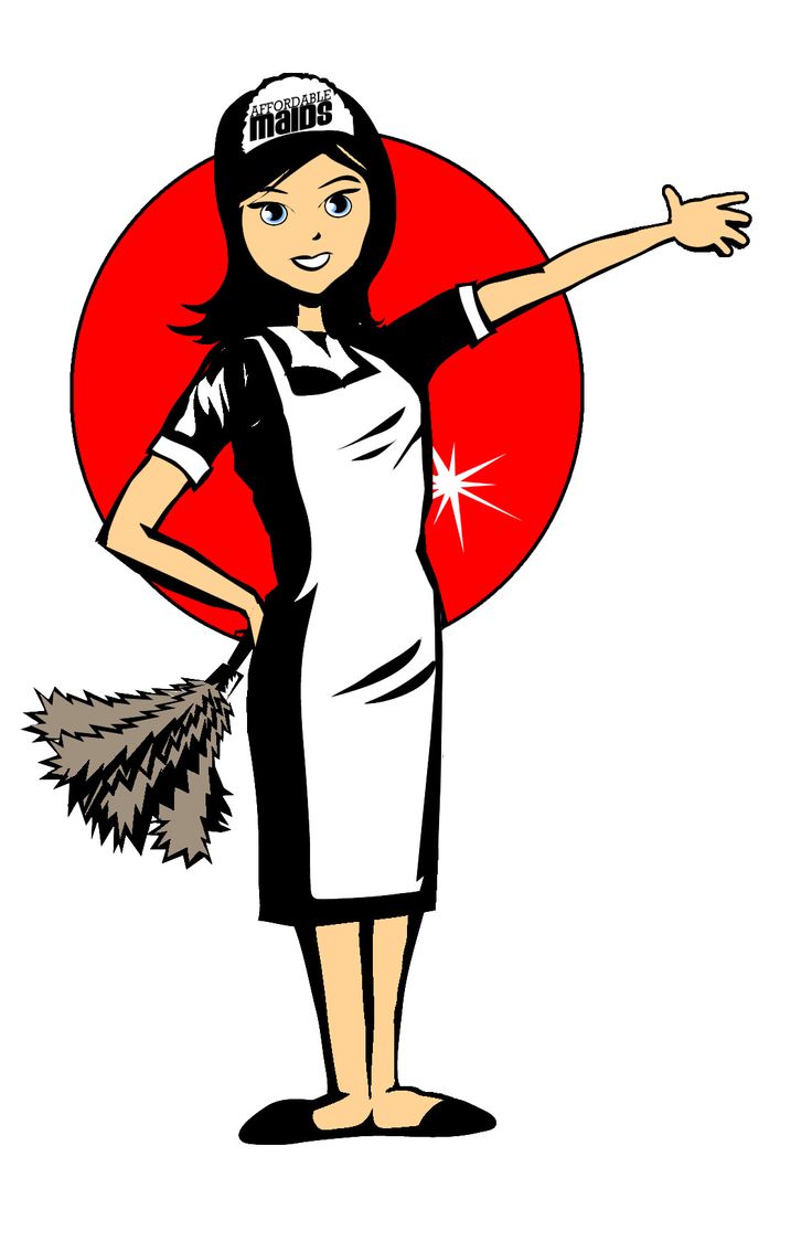 Maid Service Illustration | :: Cleaning Clip Art & Illustrations ...