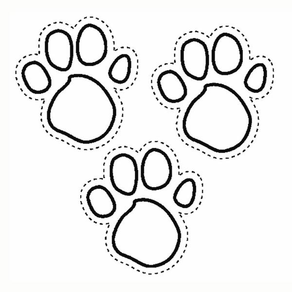 Blues Clues Paw Print Coloring Page - ClipArt Best