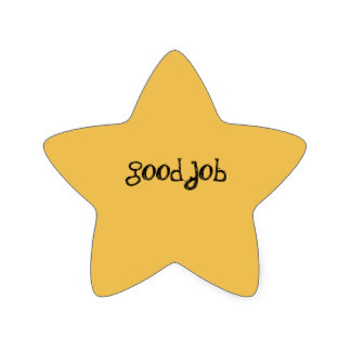 Large Gold Star Stickers