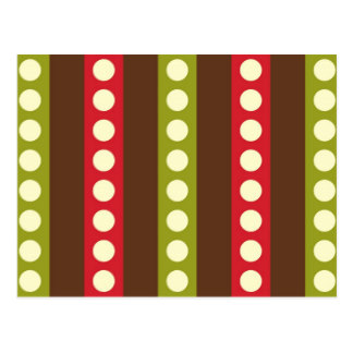 Stripes Polka Dots Postcards | Zazzle