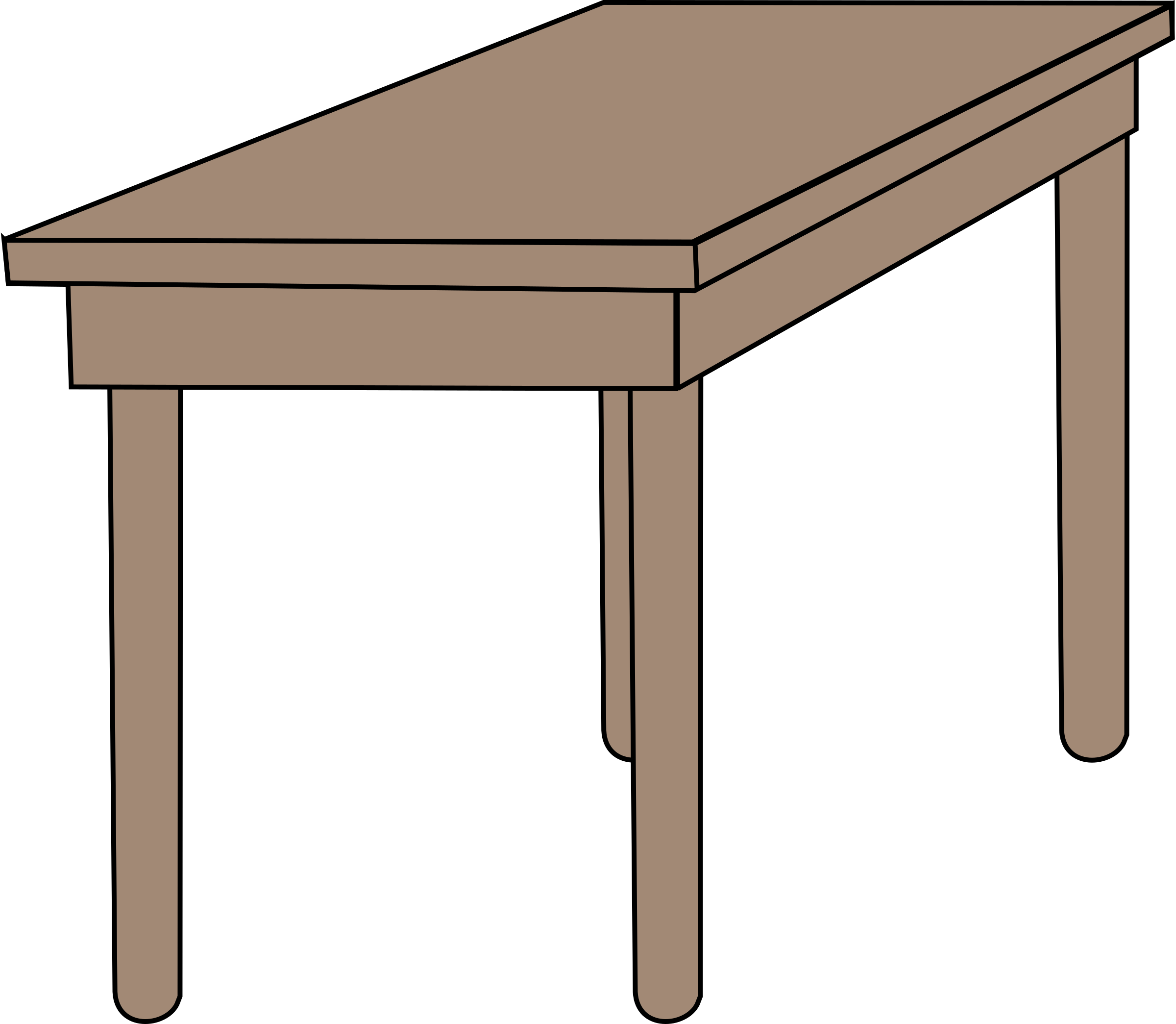 Student table clipart