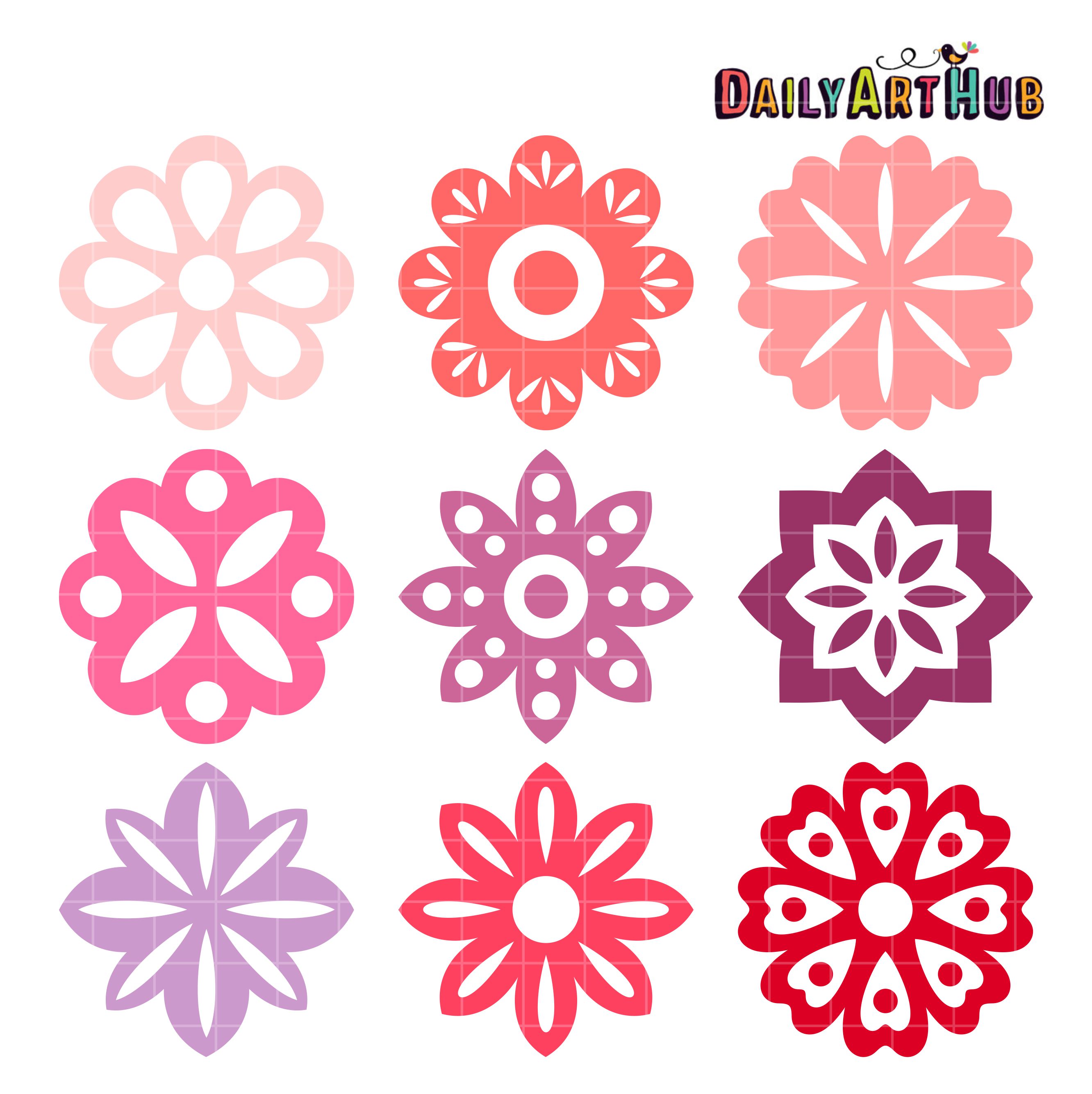 clipart flower shape - photo #31